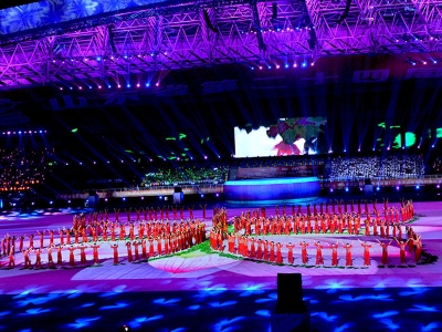 山东省运会开幕式音响厂家工程案例